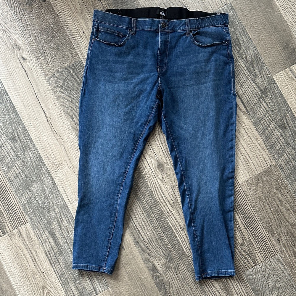 Lularoe denim slim straight Women's blue‎ Jeans size 42